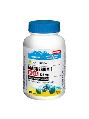 NATUREVIA Magnesium 1 Mega 835 mg 180 Tabletten