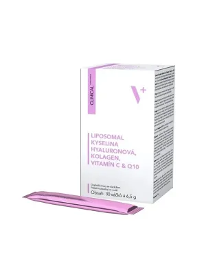 Clinical Liposomal Hyaluronsäure + Kollagen + Vitamin C & Q10 Beutel 30 x 6,5 g