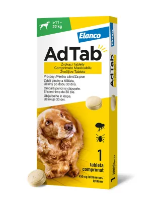 AdTab 450 mg Kautabletten für Hunde > 11 kg - 22 kg 1 Stück