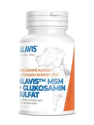 ALAVIS MSM + Glucosaminsulfat für Hunde 60 Tabletten