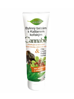 BIO BIONE Cannabis Kräuterbalsam mit Rosskastanie 300 ml