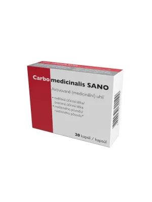 Carbo medicinalis SANO 20 Kapseln