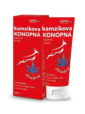 Cemio Kamzik kühlende Hanfsalbe 200 ml