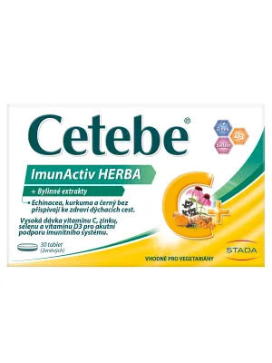 Cetebe ImunActiv HERBA + Kräuterextrakte 30 Tabletten