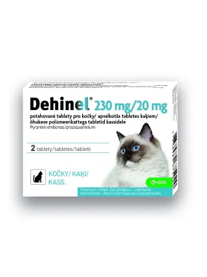 Dehinel 230 mg / 20 mg für Katzen 2 Tabletten