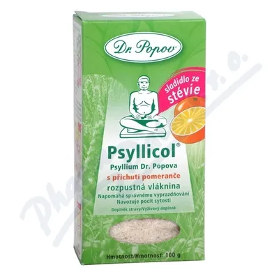 DR. POPOV Psyllicol Flohsamen 100 g Orange