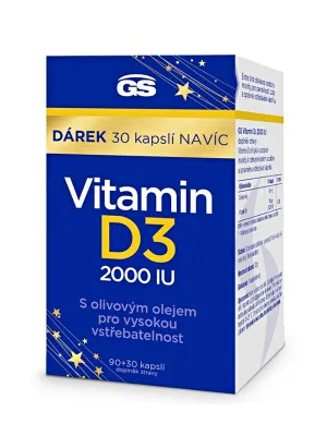 GS Vitamin D3 2000 IE 90+30 Kapseln Geschenk