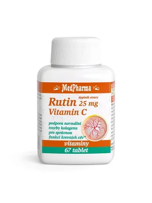 MedPharma Rutin 25 mg + Vitamin C 67 Tabletten