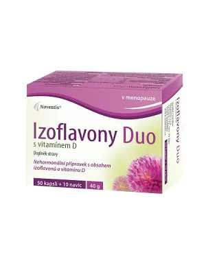 Noventis Isoflavone DUO mit Vitamin D 50 + 10 Kapseln