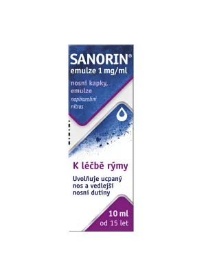 Sanorin 1 mg/ml Nasentropfen, Emulsion 10 ml