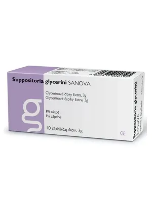 Suppositoria glycerini SANOVA Glycerin-Zäpfchen Extra 3 g 10 Stück