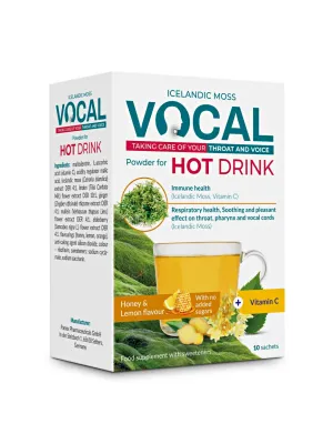 Vocal Hot drink Honig und Zitrone 10 Beutel